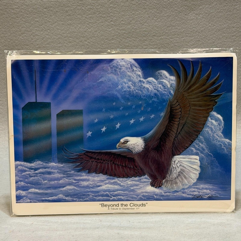 September 11 Tribute Willie Dees Beyond The Clouds Print Treasure Bay Casino